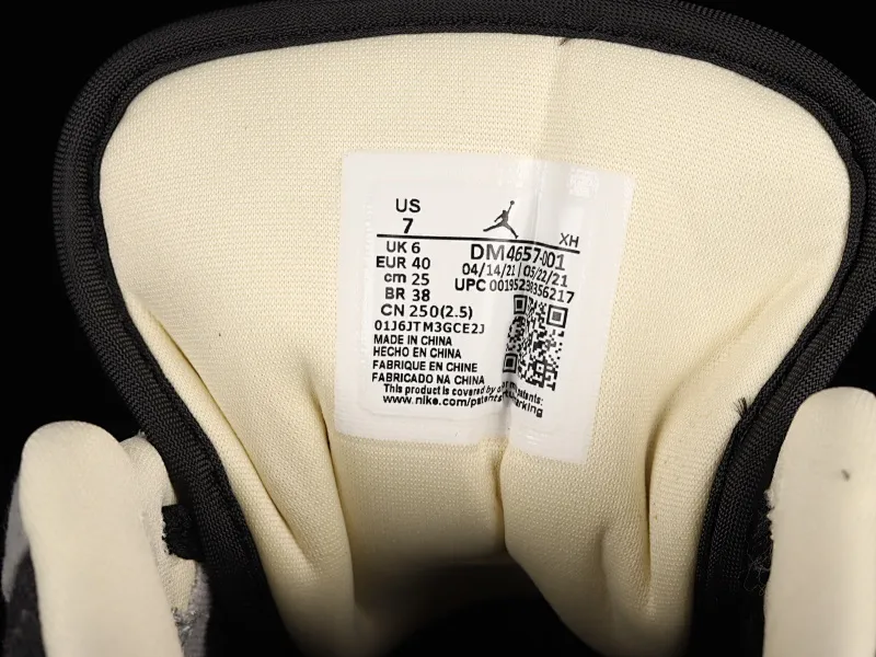 All categories Air Jordan Jordan series basketball shoes Air Jordan 1 Low G version pure original Air Jordan 1 Low AJ1 Joe 1 gray blue black stitching low-top cultural leisure sports sneakers DM4657-001